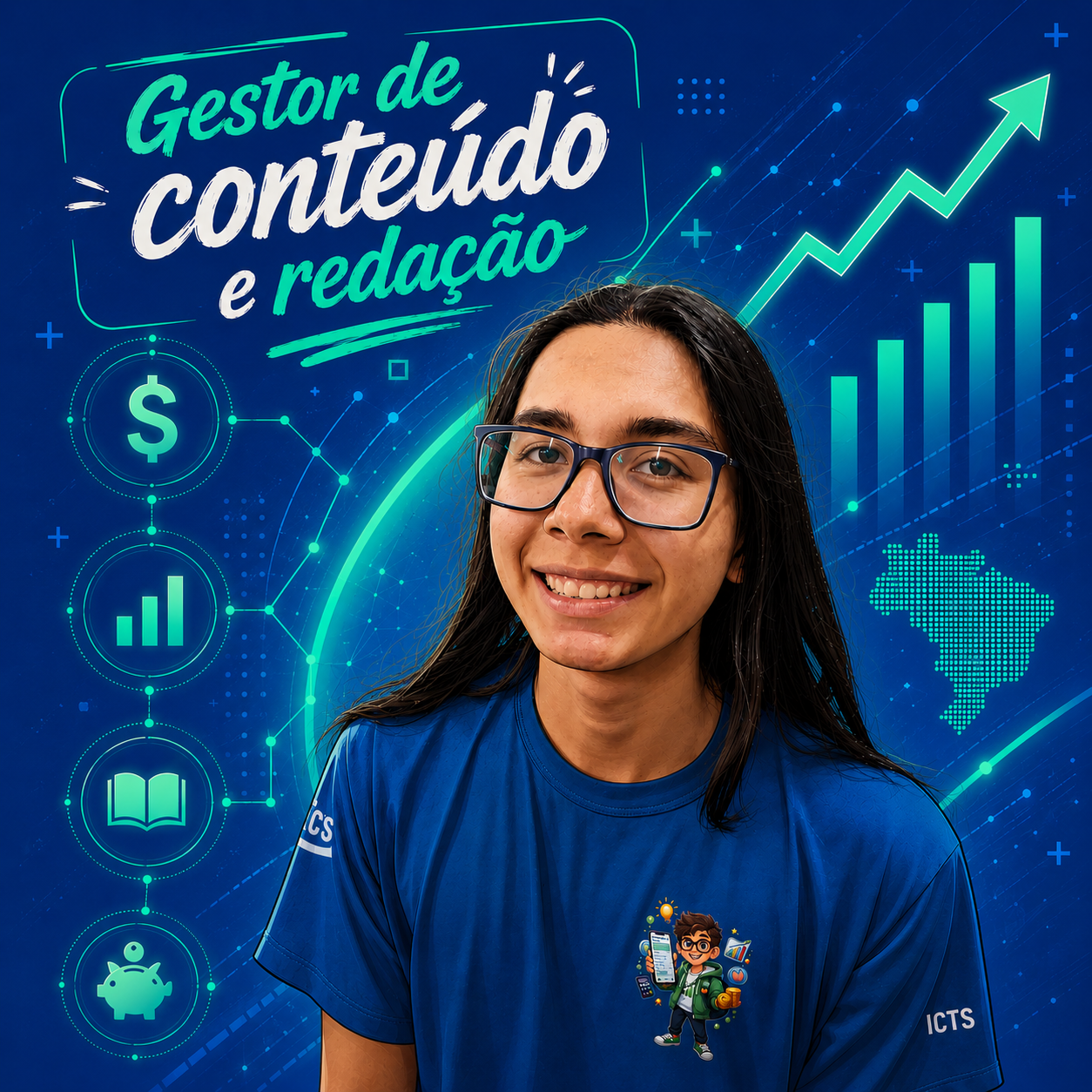 Foto do gestor de conteúdo
