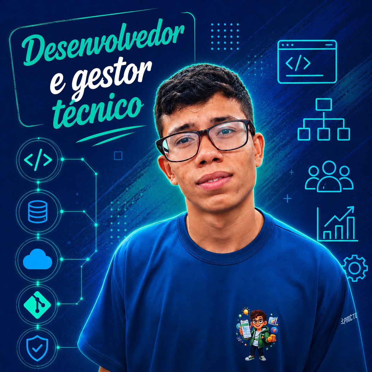 Foto do desenvolvedor e gestor técnico